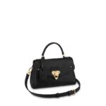 This Georges BB bag offers a sophisticated way to wear Louis Vuitton's most iconic motif: embossed Monogram Empreinte leather is combined with supple grained cowhide. The secure signature clasp is inspired by the locks on the House's historic trunks. Multiple carry options and a spacious double interior make this a practical
