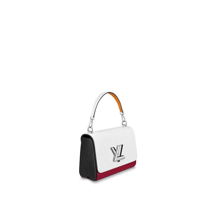 the strap is embroidered with 'Louis Vuitton' on one side