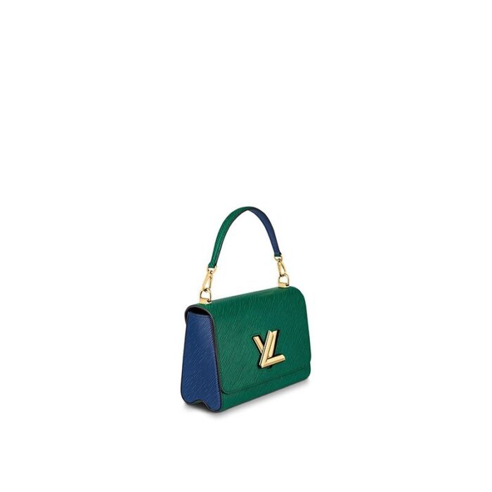 sporty-chic embroidered satin strap. Designed for a short cross-body carry