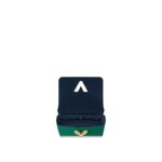 the strap is embroidered with ' Louis Vuitton' on one side