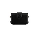 adorns the bag’s flap and the adjustable strap’s buckle. Hidden features such as a colored leather lining and Monogram Flower magnetic closure on the flap’s underside bring subtle sophistication.Detailed Features9.06 x 5.91 x 3.15 inches(Length x Height x Width)•Black•Smooth cowhide•Smooth cowhide trim•Smooth cowhide lining•Gold-color hardware•Adjustable shoulder strap (drop: min. 47cm/18.5 inches