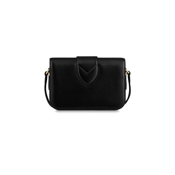 adorns the bag’s flap and the adjustable strap’s buckle. Hidden features such as a colored leather lining and Monogram Flower magnetic closure on the flap’s underside bring subtle sophistication.Detailed Features9.06 x 5.91 x 3.15 inches(Length x Height x Width)•Black•Smooth cowhide•Smooth cowhide trim•Smooth cowhide lining•Gold-color hardware•Adjustable shoulder strap (drop: min. 47cm/18.5 inches