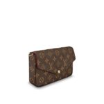 the elegant Pochette Felicie in Monogram canvas is the stylish solution to carry and organize your daily essentials. Much more than a wallet