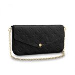 The Pochette Félicie is crafted from Monogram Empreinte leather