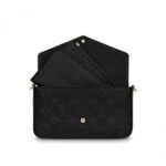 one with card slots. It can also be carried in different ways thanks to a removable gold-tone chain.Detailed Features8.3 x 4.7 x 1.2 inches(length x Height x Width)•Black•Monogram Empreinte embossed supple grained cowhide leather•Supple grained cowhide-leather trim•Textile lining•Gold-color hardware•Press-stud closure•Large compartment•Removable zipped pocket•Removable flat pocket with 8 card slots•Inside flat pocket•Chain:Removable•Chain drop: 20.9 inchesMore Information