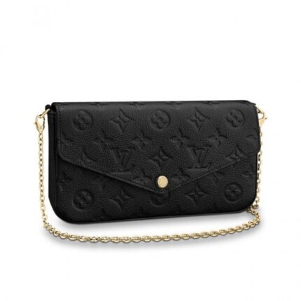 The Pochette Félicie is crafted from Monogram Empreinte leather