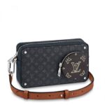 The Volga bag is more user-friendly than ever with this new shoulder strap version in Monogram Eclipse canvas. Slim and easy to carry
