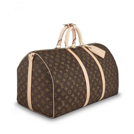 this is the perfect bag for business or pleasure.55 x 31 x 26 cm(Length x height x width)•Monogram Canvas•Natural Cowhide Leather trimmings•Cotton Textile Lining•Silver brass pieces•Double zip closure•Removable leather ID holder•Padlock•Cabin size•Strap: Removable