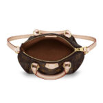 sans-serif; font-size: 14px; background-color: #ffffff;">The ultra-feminine Nano Turenne in iconic Monogram canvas is the best method to carry your every day necessities. This good miniature model of the unique Turenne bag