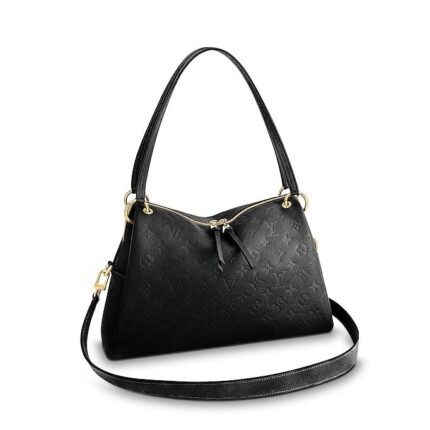 •35 x 25 x 13.5 cm•( lengthx heightx width )•13.7 x 9.8 x 5.3 inches•Embossed supple cowhide and smooth supple cowhide•Smooth supple cowhide trim•Textile lining•Gold-color metal pieces•2 shoulder handles•Long strap for cross-body carry•Double-zip closure system•Inside flat pocket