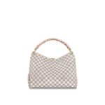 Detailed Features12.60 x 10.24 x 6.69 inches(Length x Height x Width)•Damier Azur coated canvas•Natural cowhide-leather trim•Microfiber lining•Gold-color hardware•Braided top handle for hand or elbow carry•Removable strap (drop: 54 cm/21.3 inches) for shoulder or cross-body carry•Double zip closure with leather pullers•Leather name tag