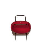it features a removable pouch which can be used as a clutch or an extra pocket.Detailed Features11.4 x 8.7 x 5.1 inches(Length x Height x Width)•Damier Ebene coated canvas•Natural cowhide-leather trim•Striped textile lining•Gold-color hardware•2 top handles for hand