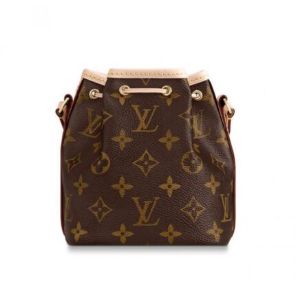 which was inspired by Gaston-Louis Vuitton's 1932 design for a bag holding five bottles of champagne. The lightweight Nano Noé holds essentials like a smartphone