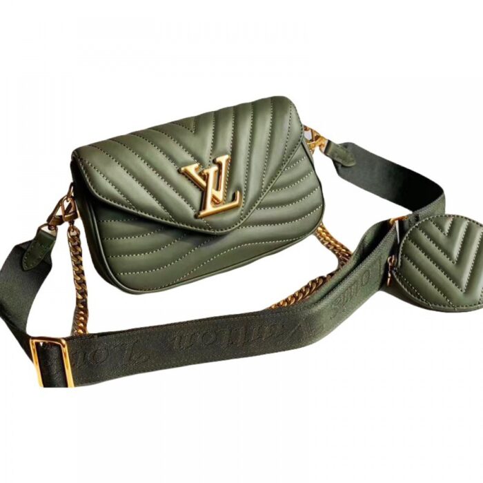 sans-serif; letter-spacing: 0.4px;">Louis Vuitton introduces the versatile New Wave Multi-Pochette crossbody handbag in quilted calf leather. With its wide strap