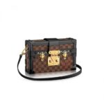 Every detail of the Petite Malle handbag is inspired by the history of Louis Vuitton trunks: the shape
