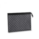 or slipped inside a larger bag when traveling. It is large enough to hold a laptop and contains a pocket and credit card slots.