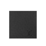 Louis Vuitton's Pochette Voyage can be slipped into a bag as a travel pouch or hand-carried for a trendier look. The elegant twist between Black and Grey will bring a touch of brightness to the line.10.6 x 8.3 x 2 inchesZip closure1 flat inside pocket6 CC slotsTaiga cowhide leatherCowhide leather liningSilver color metallic pieces