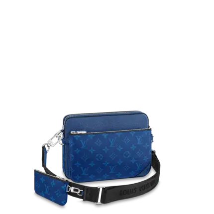 <div>Made from bright-colored Monogram canvas and Taiga leather