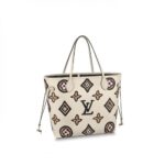 sans-serif; font-size: 16px; background-color: #ffffff;">The Neverfull MM tote is arrayed this season in an exclusive Monogram print inspired by an archival design. Part of the Wild at Heart capsule