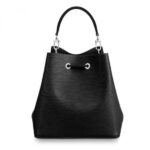 deep-dyed Epi leather features a sleek shape