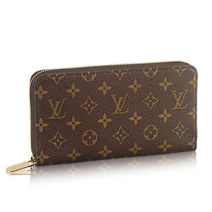 21 x 11.5 x 2 CM•length x height x width•8.2 x 4.5 x 1 inches•Coated Canvas•Calf Leather lining•12 credit cards slots•Zipper closure•2 compartments with gussets for papers and passport•1 flat bill compartment•Zipped change compartment•Slot for checkbook or plane tickets•Pen holder
