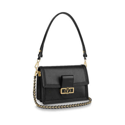 The Dauphine NV MM has been updated for the Spring/Summer 2020 collection in Louis Vuitton's signature luxurious Epi leather. Elegant styling is combined with practical features such as multiple compartments and a detachable strap made of woven leath
