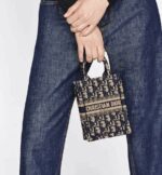 on the shoulder or crossbody.
