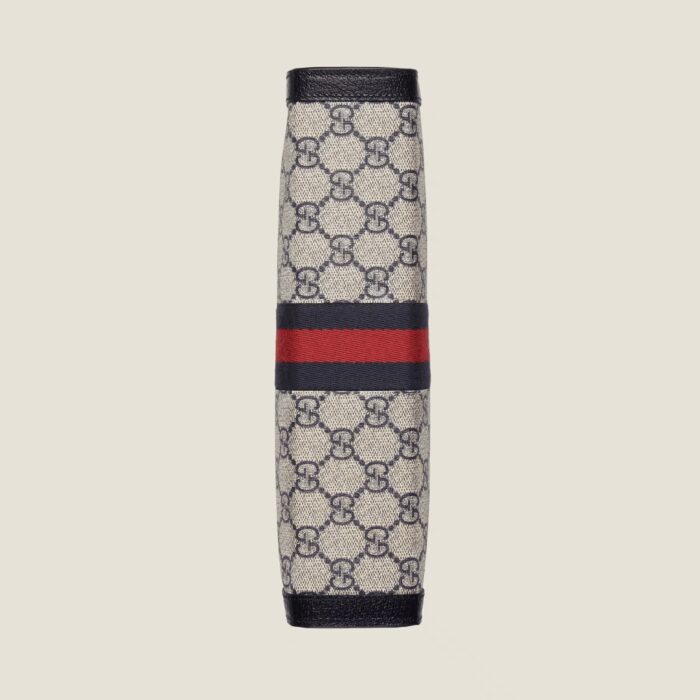 the classic palette defines this slim Ophidia pouch.
