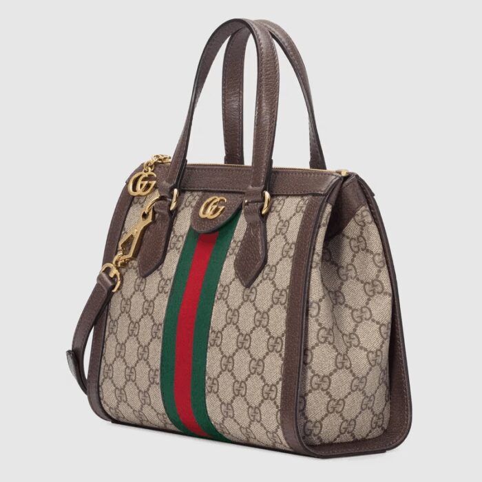 the accessory is enhanced by a petite play on the Double G