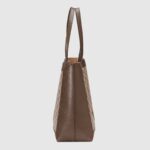 trimmed with textured leather and topped with Double G hardware. Thanks to its long leather handles
