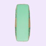 animating this small shoulder bag in camel and mint.