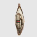 incorporating new shapes and silhouettes. The half-moon design mixes emblematic references with the unique charms of the shoulder bag