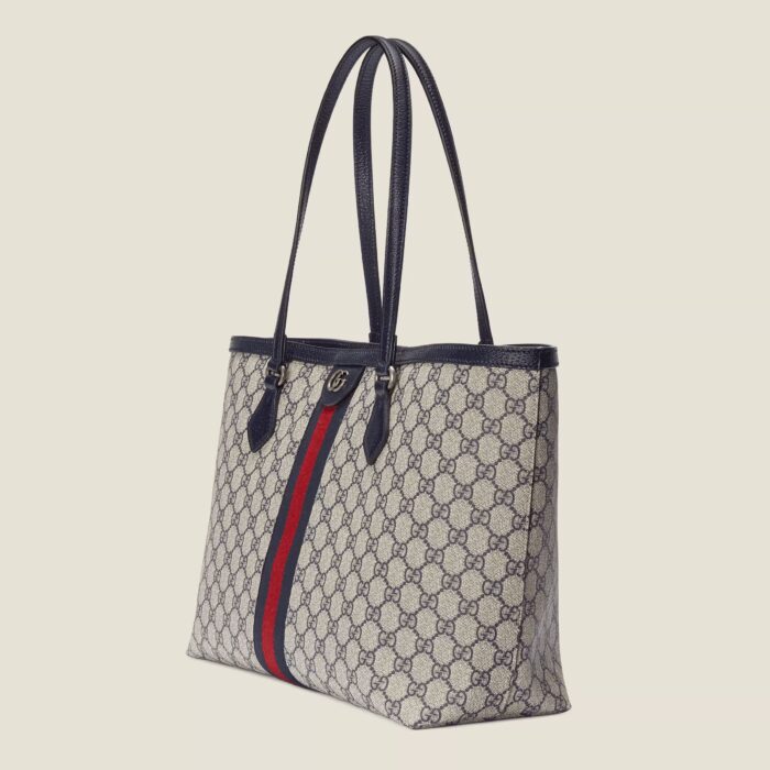 the classic palette defines this medium-sized Ophidia tote bag