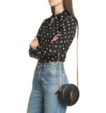 Round crossbody bag
