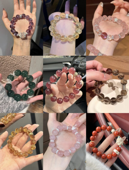 Customized Crystal Bracelet(Comfirm Design on WhatsApp)